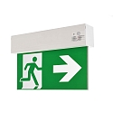 Deko-Light Lampe de secours ALMAAZ plat IP54 blanche