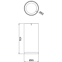 Deko-Light ceiling luminaire LUCEA 20 IP20, transparent, white dimmable