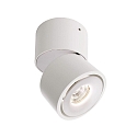 Luminaire de plafond UNI II MINI TILT � 1 flamme, pivotant � la cardan IP20, blanche gradable