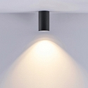 Deko-Light Downlight CAN BATH cylindrique, rigide GU10 IP44, noir