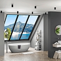 Deko-Light Downlight CAN BATH cylindrique, rigide GU10 IP44, noir