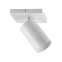 Deko-Light ceiling luminaire CAN TILT SQUARE 11CM 1 flame, square, cardanic swivelling GU10 IP20, white