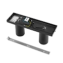 Deko-Light ceiling luminaire CAN TILT SQUARE 30.5CM 2 flames, square, cardanic swivelling GU10 IP20, black