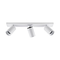 Deko-Light ceiling luminaire CAN TILT SQUARE 48CM 3 flames, square, cardanic swivelling GU10 IP20, white