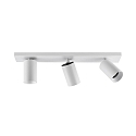 Deko-Light ceiling luminaire CAN TILT SQUARE 48CM 3 flames, square, cardanic swivelling GU10 IP20, white