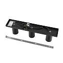 Deko-Light ceiling luminaire CAN TILT SQUARE 48CM 3 flames, square, cardanic swivelling GU10 IP20, black