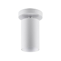 Deko-Light Luminaire de plafond CAN TILT ROUND � 8CM � 1 flamme, rond, pivotant � la cardan GU10 IP20, blanche