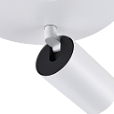 Deko-Light Luminaire de plafond CAN TILT ROUND � 20CM � 2 flammes, rond, pivotant � la cardan GU10 IP20, blanche
