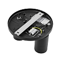 Deko-Light Luminaire de plafond CAN TILT ROUND � 20CM � 2 flammes, rond, pivotant � la cardan GU10 IP20, noir