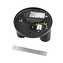 Deko-Light Luminaire de plafond CAN TILT ROUND � 20CM � 2 flammes, rond, pivotant � la cardan GU10 IP20, noir
