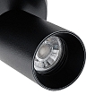 Deko-Light Luminaire de plafond CAN TILT ROUND � 20CM � 2 flammes, rond, pivotant � la cardan GU10 IP20, noir