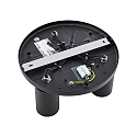 Deko-Light ceiling luminaire CAN TILT ROUND � 25CM 3 flames, round, cardanic swivelling GU10 IP20, black