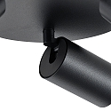 Deko-Light ceiling luminaire CAN TILT ROUND � 25CM 3 flames, round, cardanic swivelling GU10 IP20, black