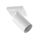 Deko-Light ceiling luminaire CAN TILT SQUARE BASE 11CM MIX'N MATCH 1/3 1 flame, square, without shade, cardanic swivelling GU10 IP20, white