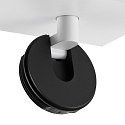 Deko-Light ceiling luminaire CAN TILT SQUARE BASE 11CM MIX'N MATCH 1/3 1 flame, square, without shade, cardanic swivelling GU10 IP20, white