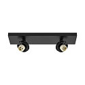 Luminaire de plafond CAN TILT SQUARE BASE 30.5CM MIX'N MATCH 1/3 � 2 flammes, angulaire, sans abat-jour