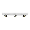 Luminaire de plafond CAN TILT SQUARE BASE 48CM MIX'N MATCH 1/3 3 flammes, angulaire, sans abat-jour