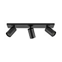 Deko-Light Luminaire de plafond CAN TILT SQUARE BASE 48CM MIX'N MATCH 1/3 3 flammes, angulaire, sans abat-jour