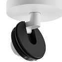 Deko-Light Luminaire de plafond CAN TILT ROUND BASE � 8CM MIX�N MATCH � 1 flamme, rond, sans abat-jour