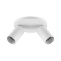 Deko-Light Rampe de projecteurs CAN TILT ROUND BASE � 20CM MIX�N MATCH � 2 flammes, rond, sans abat-jour