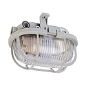 Deko-Light Wall / Ceiling luminaire SYRMA, oval, 220-240V AC/50-60Hz, E27, 1x max. 42W, grey
