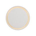 Deko-Light Recessed LED wall luminaire HADAR RUND, 4W 2700K 22lm 100�, voltage constant, symmetrical, dimmable, white
