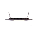  LED ceiling luminaire LED Panel square 15, current constant, 350 mA, 15W 2700K 120�, silver