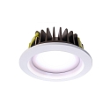  Plafonnier encastré COB 170 rond, constante de tension IP20, blanche