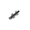  Plafonnier encastr� CETI 15 courant constant, noir  gradable