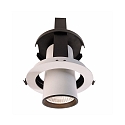 Downlight LUNA 30 IP20, d�gager, transparent, blanc mat gradable