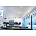 Deko-Light Plafonnier encastr� RIGEL MINI double IP20, transparent, blanc mat gradable