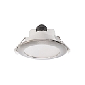 Deko-Light Plafonnier encastré ACRUX 90 CCT Switch, avec anneau décoratif IP20, argent, blanche gradable