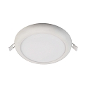 Plafonnier encastré ZAURAK 180 rond, constante de tension IP44, noir, argent, blanche 