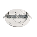 Deko-Light Plafonnier encastré ZAURAK 180 rond, constante de tension IP44, noir, argent, blanche 