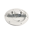 Deko-Light Plafonnier encastré ZAURAK 180 rond, constante de tension IP44, noir, argent, blanche 
