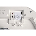 Deko-Light Plafonnier encastré ZAURAK 220 rond, constante de tension IP44, noir, argent, blanche 