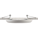 Deko-Light Plafonnier encastré ZAURAK 220 rond, constante de tension IP44, noir, argent, blanche 