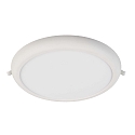 Plafonnier encastré ZAURAK 300 rond, constante de tension IP44, noir, argent, blanche 