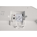 Deko-Light Plafonnier encastré ZAURAK 300 rond, constante de tension IP44, noir, argent, blanche 