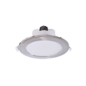 Deko-Light Plafonnier encastré ACRUX 195 CCT Switch, avec anneau décoratif IP20, argent, blanche gradable