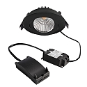 Projecteur encastr� DIONE IP20 pivotant, c�bl� en continu IP20, noir gradable