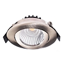 Deko-Light Projecteur encastr� DIONE IP20 pivotant, c�bl� en continu IP20, nickel bross� gradable