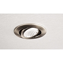 Deko-Light Projecteur encastr� DIONE IP20 pivotant, c�bl� en continu IP20, nickel bross� gradable