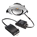 Projecteur encastr� DIONE IP20 pivotant, c�bl� en continu IP20, chrome gradable