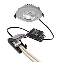 Deko-Light Projecteur encastr� DIONE IP20 DTW 930-918 pivotant, Dim-To-Warm, c�bl� en continu IP20, argent gradable