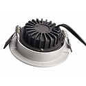 Deko-Light Projecteur encastr� DIONE IP20 DTW 930-918 pivotant, Dim-To-Warm, c�bl� en continu IP20, argent gradable