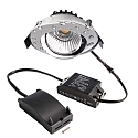 Projecteur encastr� DIONE IP44 DIM 827 pivotant, c�bl� en continu IP44, chrome gradable