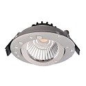 Deko-Light Projecteur encastr� DIONE IP44 DIM 840 pivotant, c�bl� en continu IP44, argent gradable