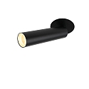 Deko-Light Plafonnier encastr� SLIM cylindrique, r�glable, UGR < 19 IP20, noir profond gradable