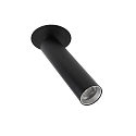 Plafonnier encastr� SLIM cylindrique, r�glable, UGR < 19 IP20, noir profond gradable